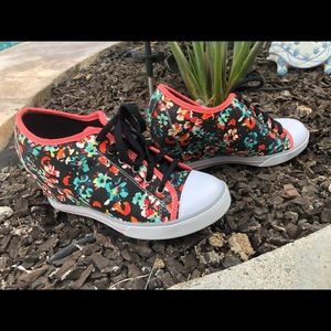 Floral sneakers